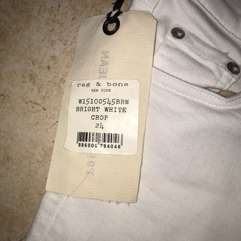 White rag and bone brand new jeans never worn